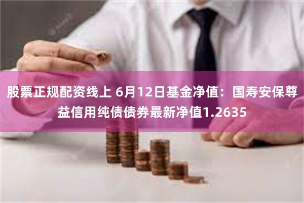 股票正规配资线上 6月12日基金净值：国寿安保尊益信用纯债债券最新净值1.2635